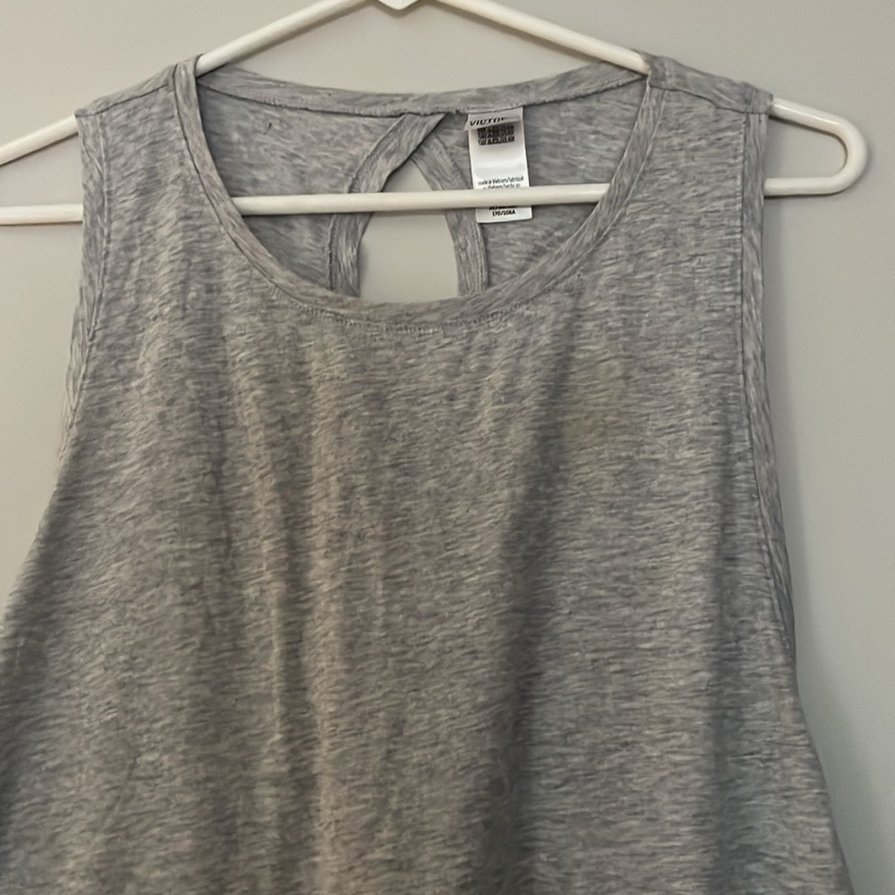 Victoria Sport Womens Light Gray Tank Top - Picture 2 of 8